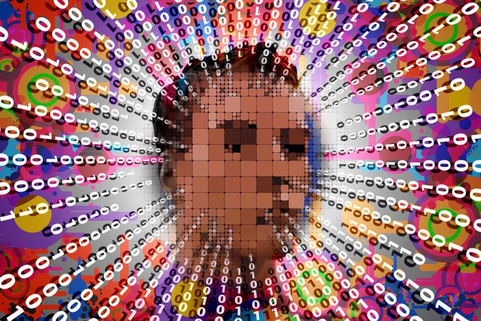GDPR anonymised face binary code GDPR anonymised face binary code